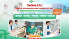 Thông Báo Mở Rộng Thời Gian Thăm Khám Vào Sáng Chủ Nhật Tại Đơn Vị Hỗ Trợ Sinh Sản IVFMD 