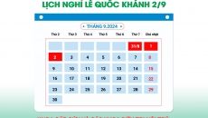 Thông Báo Nghỉ Lễ Quốc Khánh 2/9/2024