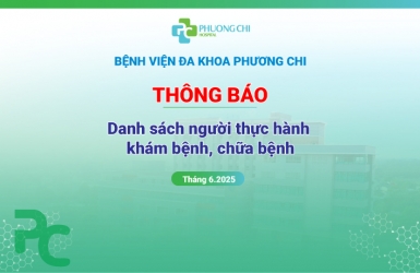 Danh sách người thực hành khám bệnh,chữa bệnh tháng 06.2025