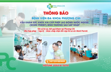 Thông Báo Đính Chính Khám Sức Khỏe Xin Cấp Phép lao Động Nước Ngoài - Bệnh viện Phương Chi