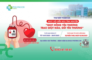 Ngày hội hiến máu tình nguyện tại Bệnh viện Đa khoa Phương Chi 
